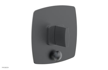 Phylrich - Radi Pressure Balance Shower Plate with Diverter and Handle Trim Set - Blade Handle