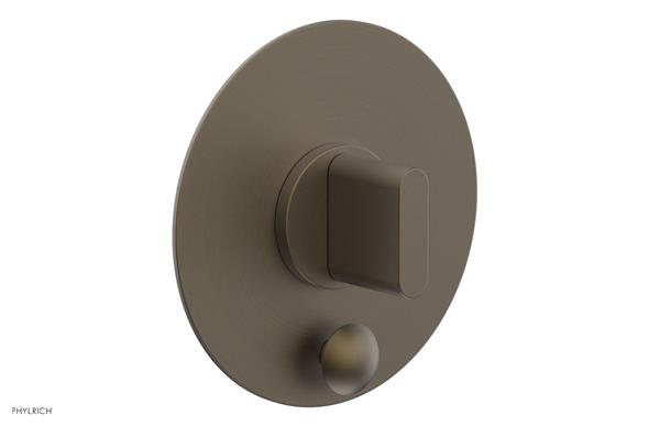 Phylrich - Rond Pressure Balance Shower Plate with Diverter and Handle Trim Set - Blade Handle