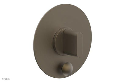 Phylrich - Rond Pressure Balance Shower Plate with Diverter and Handle Trim Set - Blade Handle