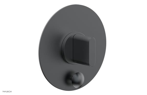 Phylrich - Rond Pressure Balance Shower Plate with Diverter and Handle Trim Set - Blade Handle