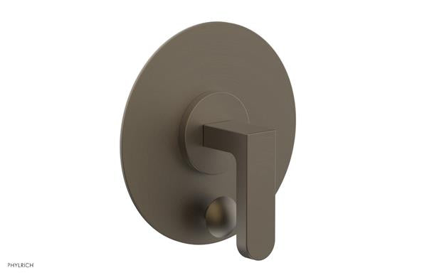 Phylrich - Rond Pressure Balance Shower Plate with Diverter and Handle Trim Set - Lever Handle