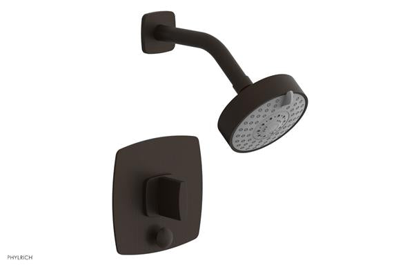 Phylrich - Radi Pressure Balance Shower and Diverter Set (Less Spout) - Blade Handle