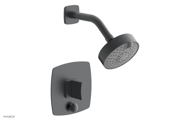 Phylrich - Radi Pressure Balance Shower and Diverter Set (Less Spout) - Blade Handle
