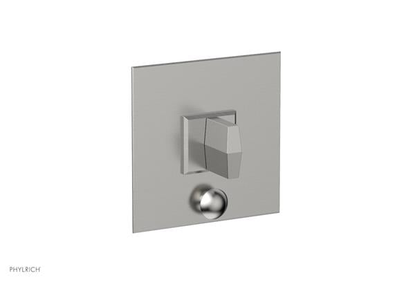Phylrich - Diama  Shower Plate with Diverter and Handle Trim Set - Blade Handle