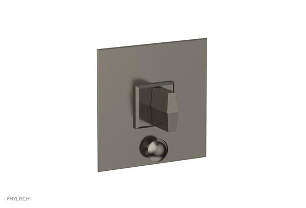 Phylrich - Diama  Shower Plate with Diverter and Handle Trim Set - Blade Handle