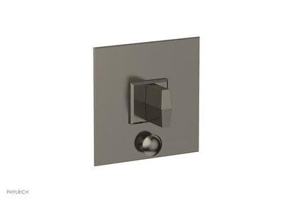 Phylrich - Diama  Shower Plate with Diverter and Handle Trim Set - Blade Handle