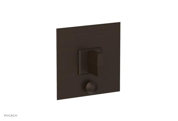 Phylrich - Diama  Shower Plate with Diverter and Handle Trim Set - Blade Handle