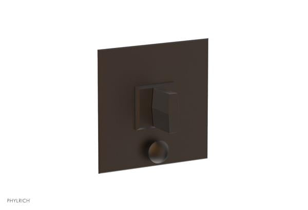 Phylrich - Diama  Shower Plate with Diverter and Handle Trim Set - Blade Handle