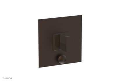 Phylrich - Diama  Shower Plate with Diverter and Handle Trim Set - Blade Handle