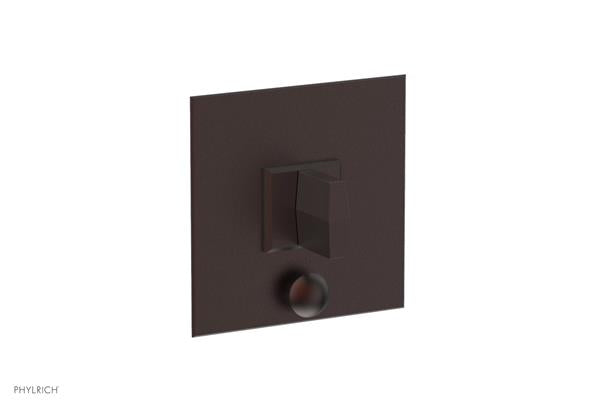 Phylrich - Diama  Shower Plate with Diverter and Handle Trim Set - Blade Handle