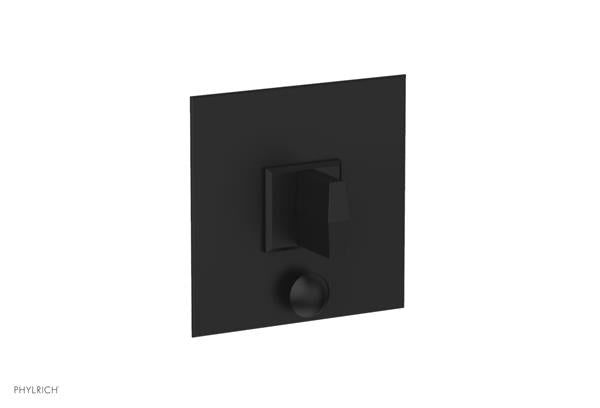 Phylrich - Diama  Shower Plate with Diverter and Handle Trim Set - Blade Handle