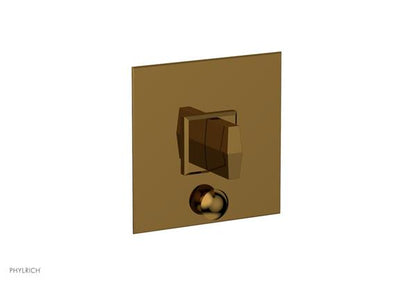 Phylrich - Diama  Shower Plate with Diverter and Handle Trim Set - Blade Handle