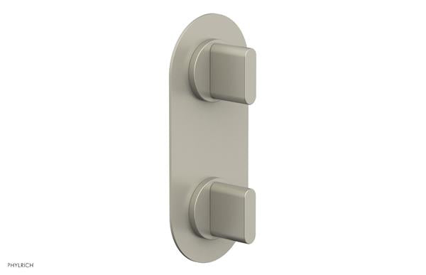 Phylrich - Rond Thermostatic Valve with Volume Control or Diverter - Blade Handles