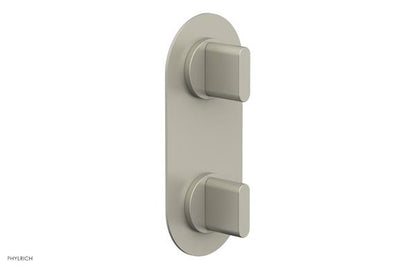 Phylrich - Rond Thermostatic Valve with Volume Control or Diverter - Blade Handles