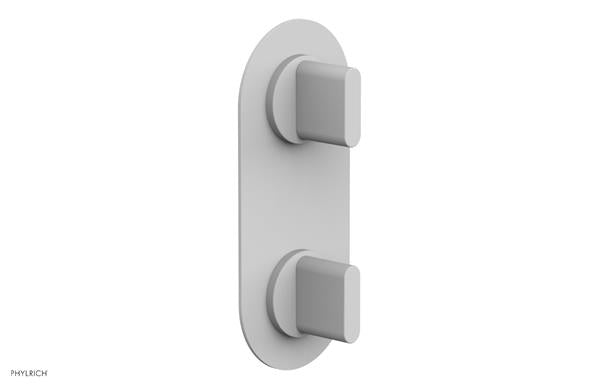 Phylrich - Rond Thermostatic Valve with Volume Control or Diverter - Blade Handles