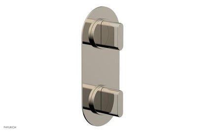Phylrich - Rond Thermostatic Valve with Volume Control or Diverter - Blade Handles