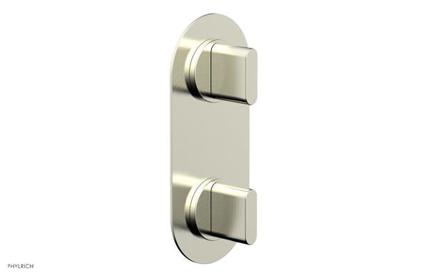Phylrich - Rond Thermostatic Valve with Volume Control or Diverter - Blade Handles