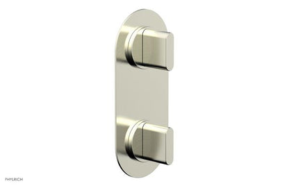 Phylrich - Rond Thermostatic Valve with Volume Control or Diverter - Blade Handles
