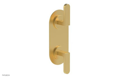 Phylrich - Rond Thermostatic Valve with Volume Control or Diverter - Lever Handles