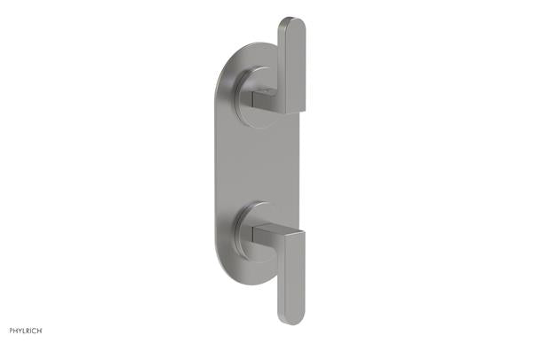 Phylrich - Rond Thermostatic Valve with Volume Control or Diverter - Lever Handles