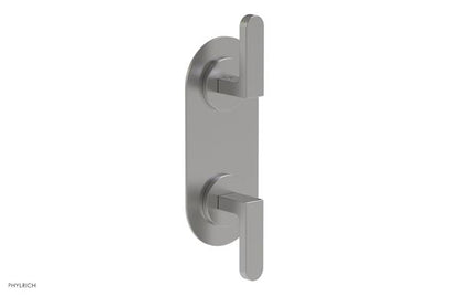 Phylrich - Rond Thermostatic Valve with Volume Control or Diverter - Lever Handles