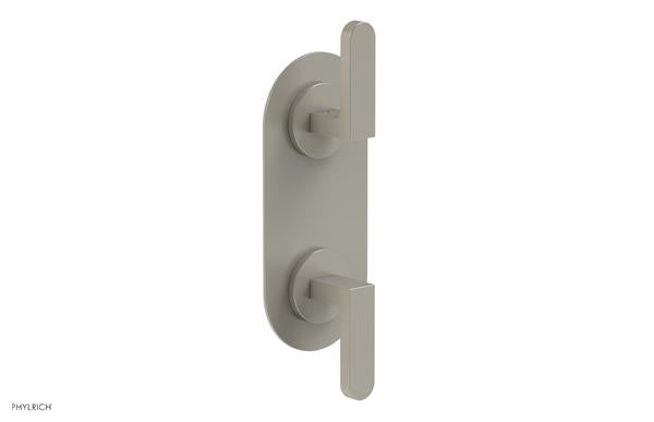 Phylrich - Rond Thermostatic Valve with Volume Control or Diverter - Lever Handles