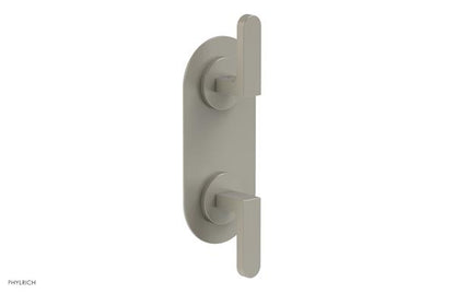 Phylrich - Rond Thermostatic Valve with Volume Control or Diverter - Lever Handles