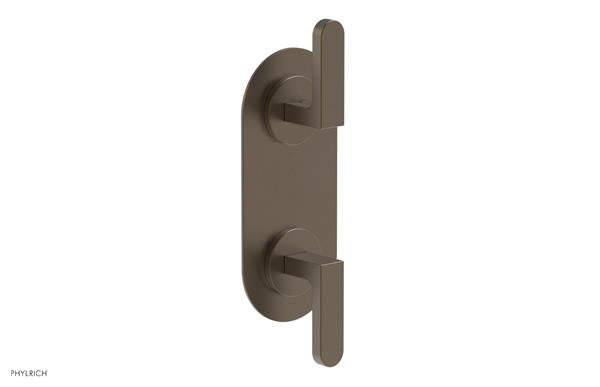 Phylrich - Rond Thermostatic Valve with Volume Control or Diverter - Lever Handles