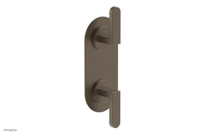 Phylrich - Rond Thermostatic Valve with Volume Control or Diverter - Lever Handles
