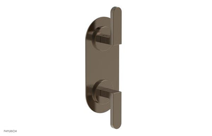 Phylrich - Rond Thermostatic Valve with Volume Control or Diverter - Lever Handles