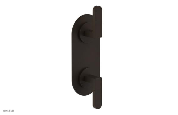 Phylrich - Rond Thermostatic Valve with Volume Control or Diverter - Lever Handles