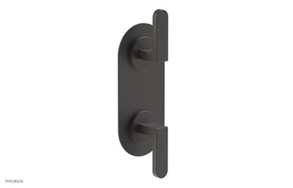 Phylrich - Rond Thermostatic Valve with Volume Control or Diverter - Lever Handles