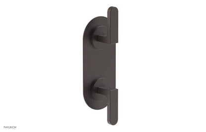 Phylrich - Rond Thermostatic Valve with Volume Control or Diverter - Lever Handles