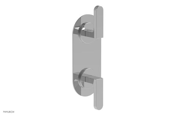 Phylrich - Rond Thermostatic Valve with Volume Control or Diverter - Lever Handles