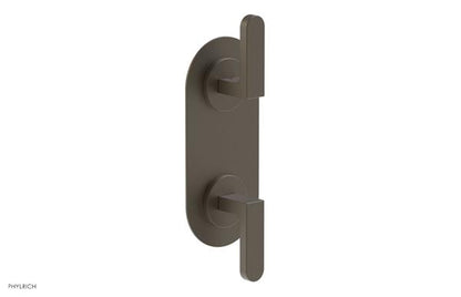 Phylrich - Rond Thermostatic Valve with Volume Control or Diverter - Lever Handles