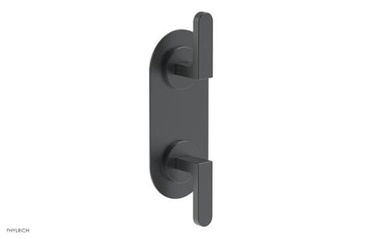 Phylrich - Rond Thermostatic Valve with Volume Control or Diverter - Lever Handles