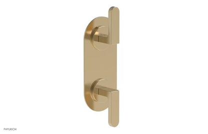 Phylrich - Rond Thermostatic Valve with Volume Control or Diverter - Lever Handles