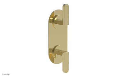 Phylrich - Rond Thermostatic Valve with Volume Control or Diverter - Lever Handles