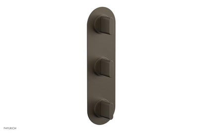 Phylrich - Rond Thermostatic Valve with Two Volume Control - Blade Handles