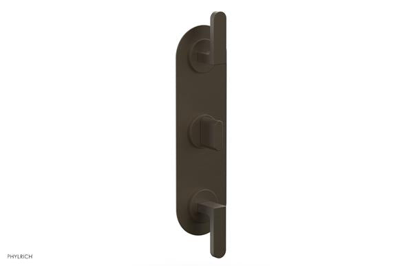 Phylrich - Rond Thermostatic Valve with Two Volume Control - Blade Handles