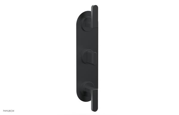 Phylrich - Rond Thermostatic Valve with Two Volume Control - Blade Handles