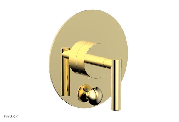 Phylrich - Transition Pressure Balance Shower Plate with Diverter and Handle Trim Set - Lever Handle