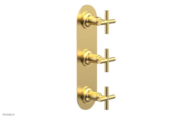 Phylrich - 3 Cross Handle 1/2 & 3/4 Ts Trim Kit