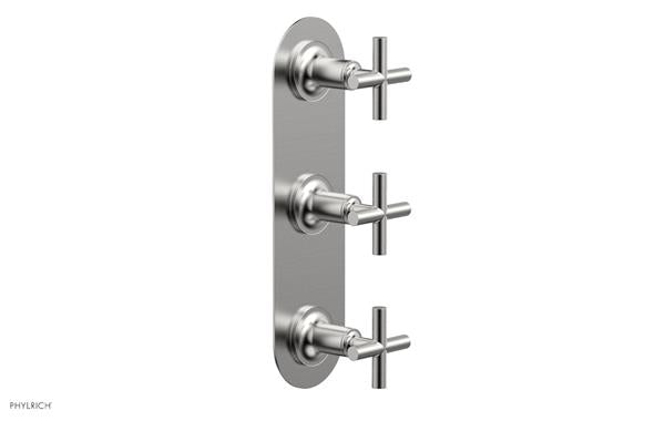 Phylrich - 3 Cross Handle 1/2 & 3/4 Ts Trim Kit