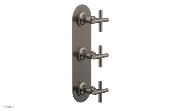 Phylrich - 3 Cross Handle 1/2 & 3/4 Ts Trim Kit