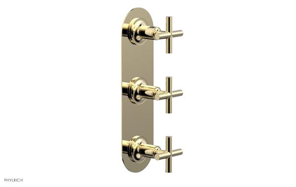 Phylrich - 3 Cross Handle 1/2 & 3/4 Ts Trim Kit