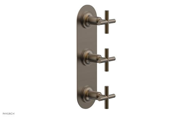 Phylrich - 3 Cross Handle 1/2 & 3/4 Ts Trim Kit
