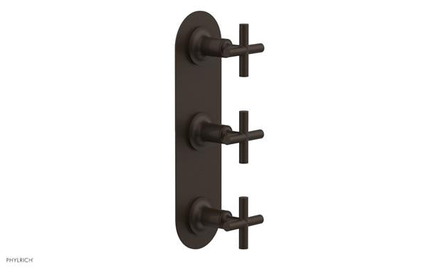 Phylrich - 3 Cross Handle 1/2 & 3/4 Ts Trim Kit