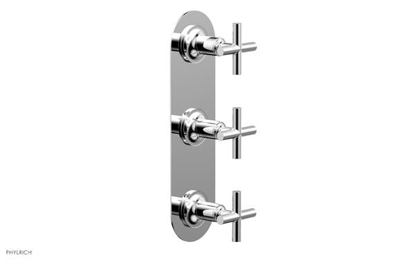 Phylrich - 3 Cross Handle 1/2 & 3/4 Ts Trim Kit