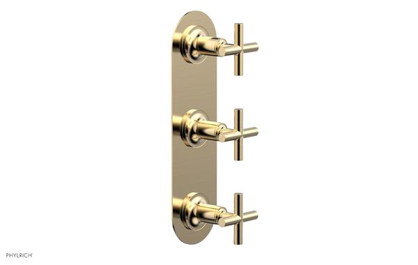 Phylrich - 3 Cross Handle 1/2 & 3/4 Ts Trim Kit